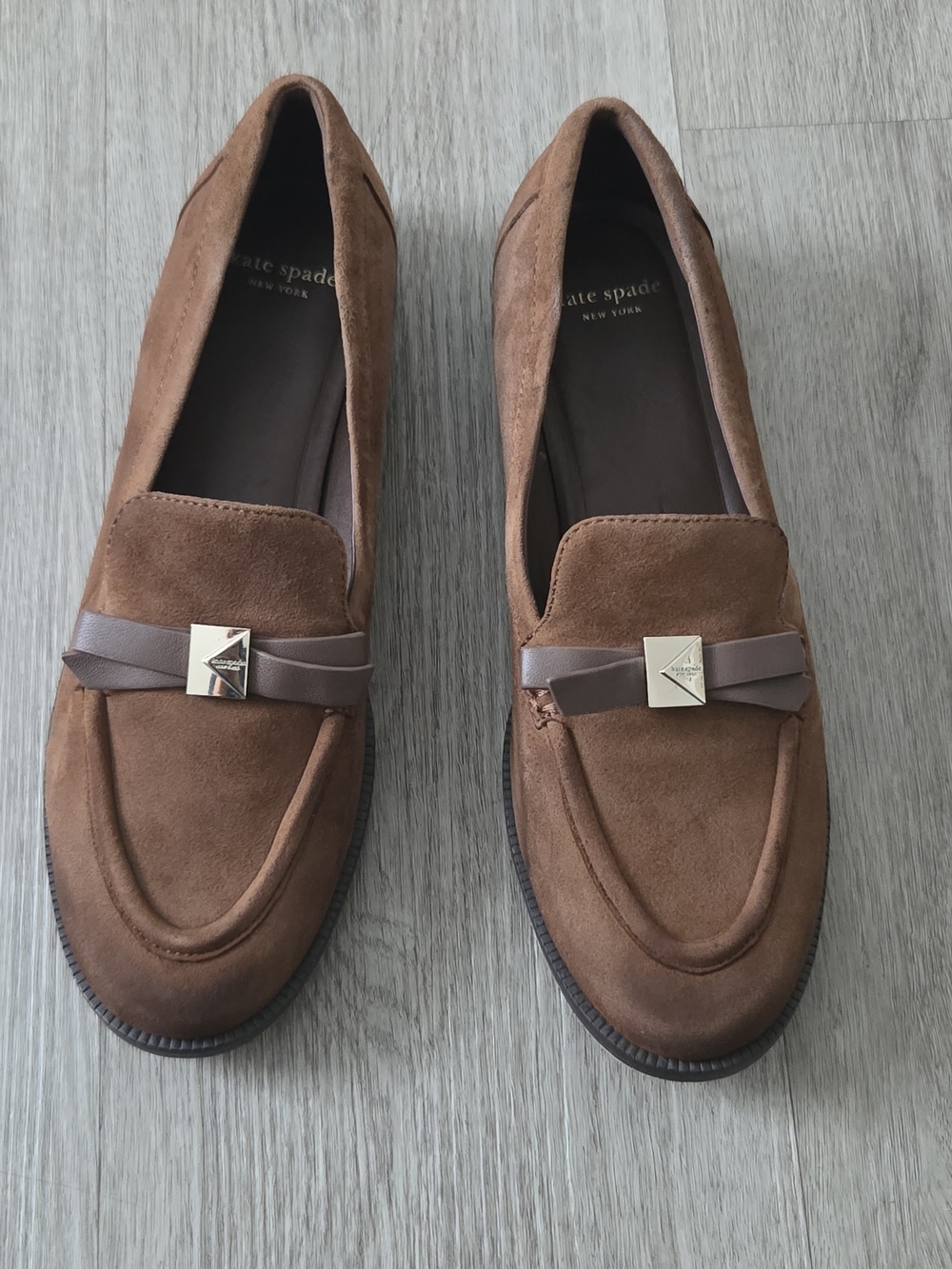 Kate Spade Deco Bow Loafers Size 7.5